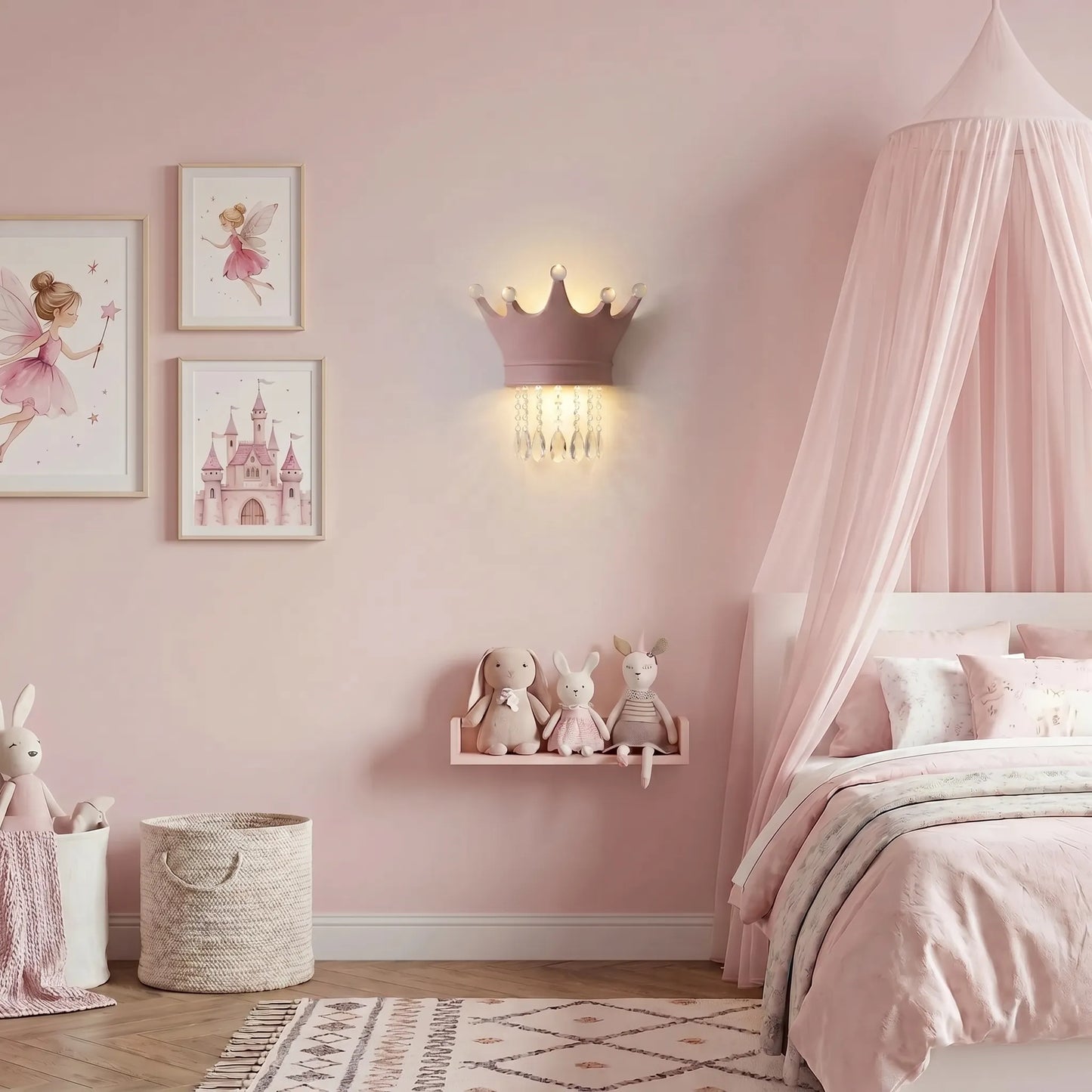 Crown-Shaped LED Wall Sconce -  Crownella