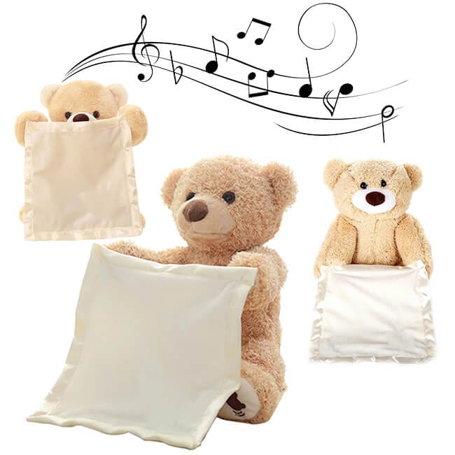Sprechender Plüschbär mit Musik & Spiel – interaktiver Begleiter für Kinder