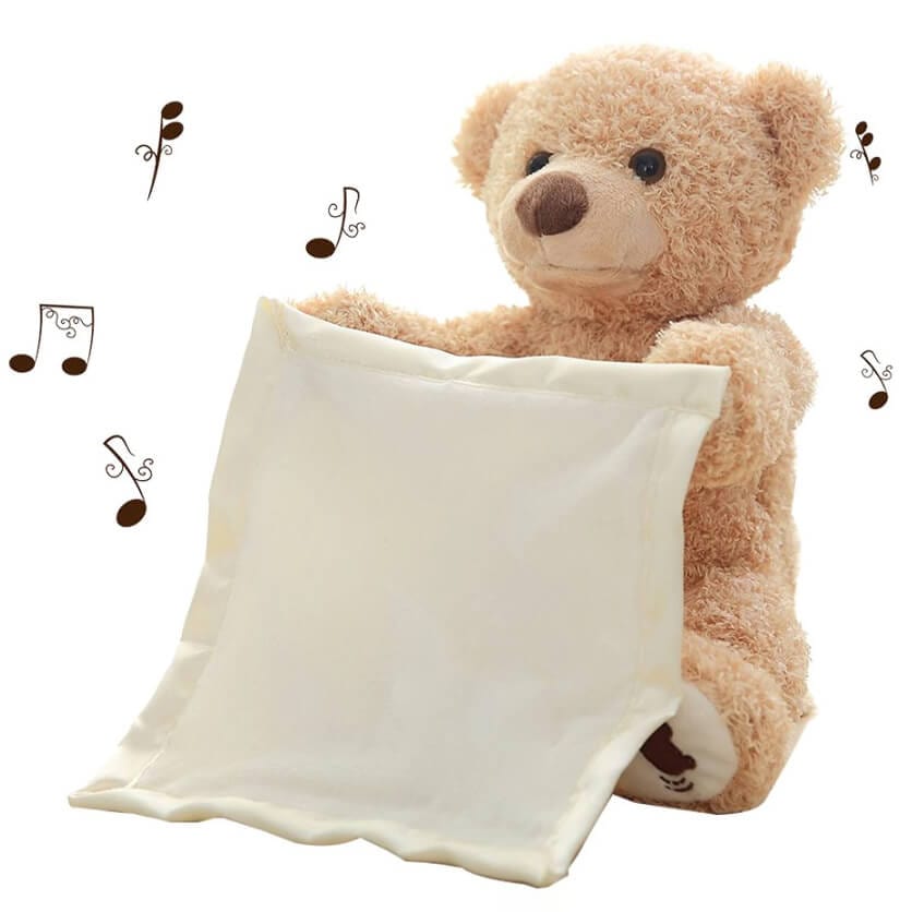 Sprechender Plüschbär mit Musik & Spiel – interaktiver Begleiter für Kinder