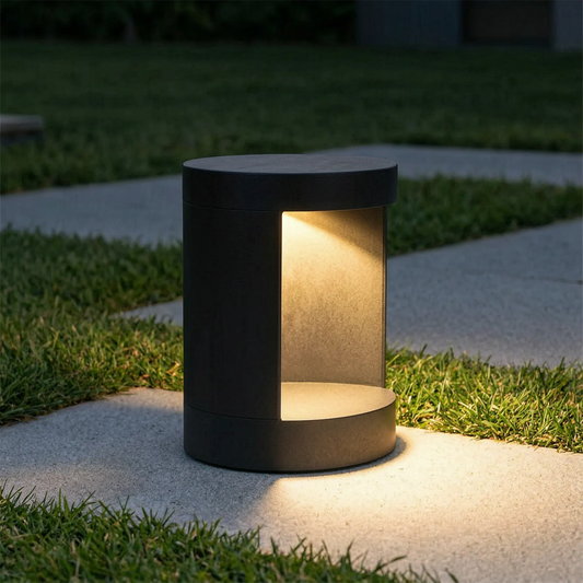 Cylindrical LED Outdoor Bollard Lamp -  Glowterra