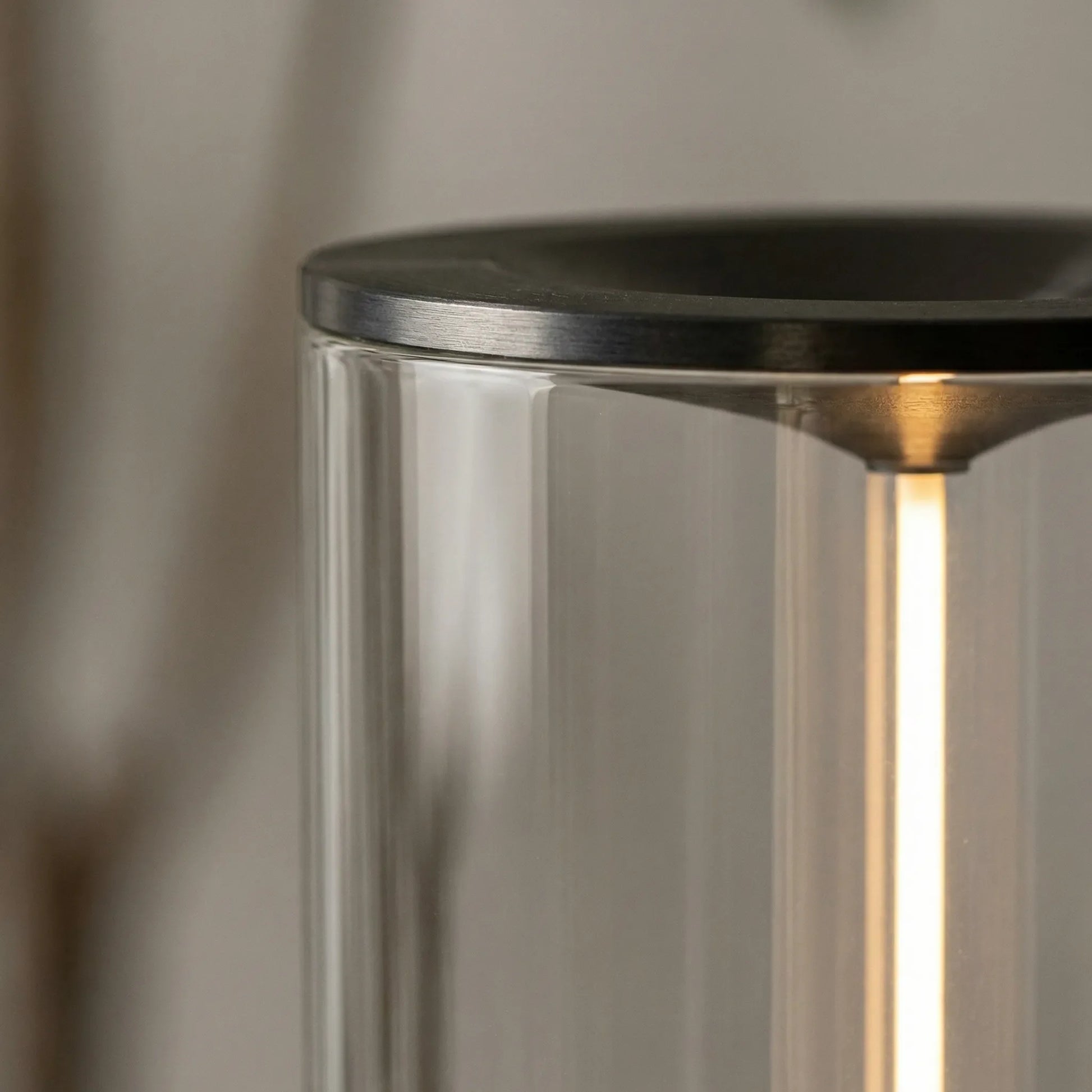 Cylindrical Touch-Dimmable LED Table Lamp -  Glowpillar