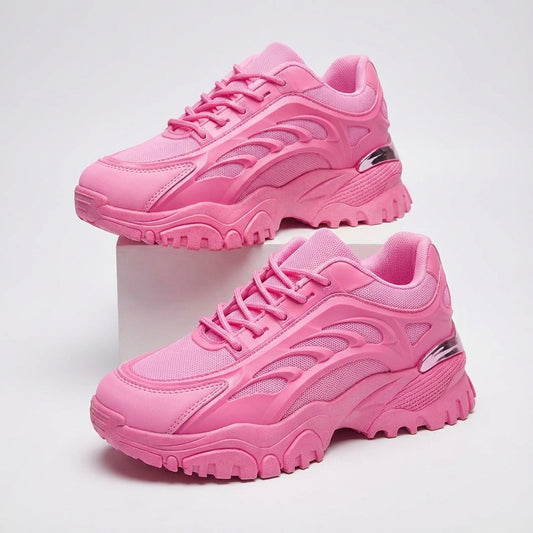 Damen Sneaker Mit Dicker Sohle - Angelica