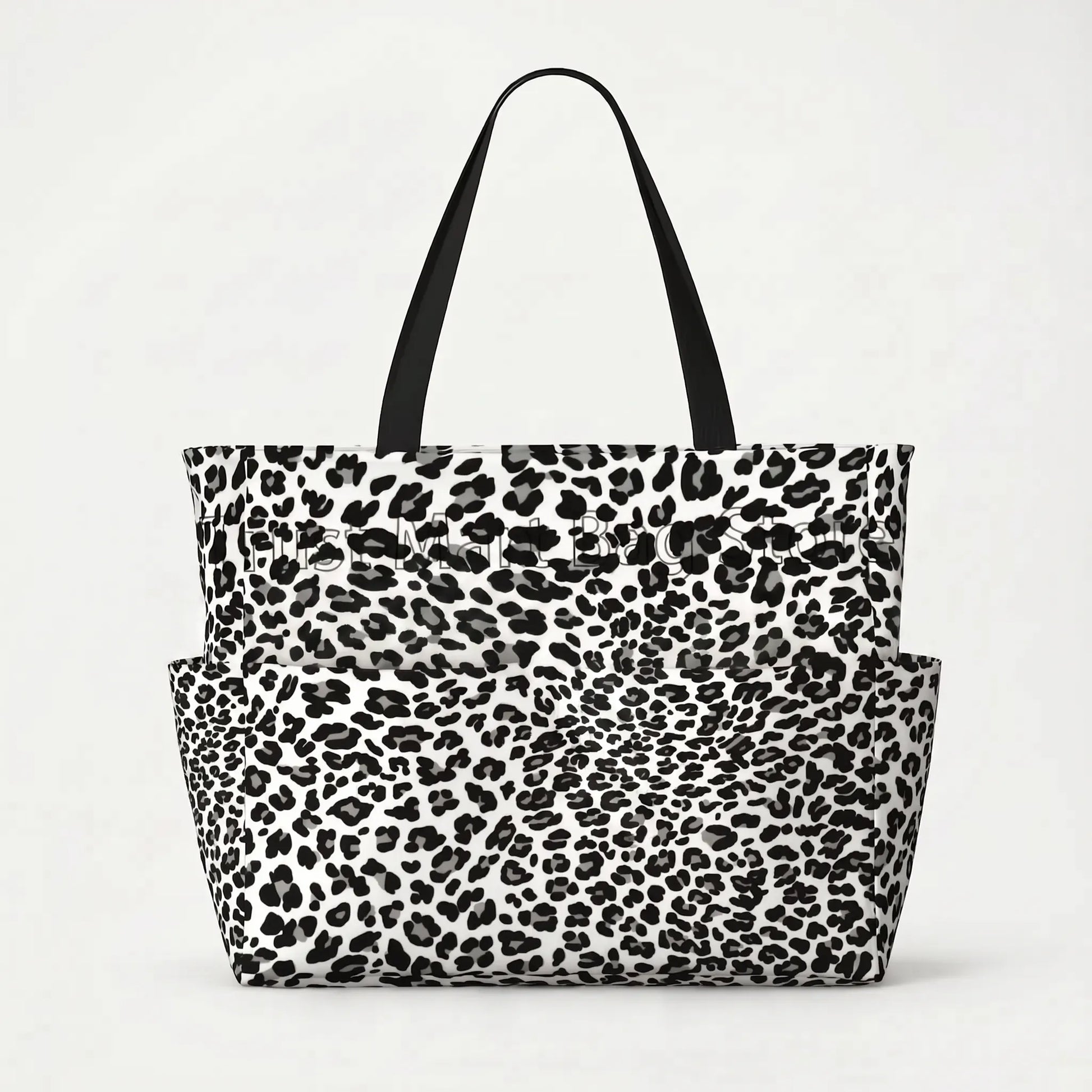 Damen Strandtasche Mit Leopardenmuster - Prowella
