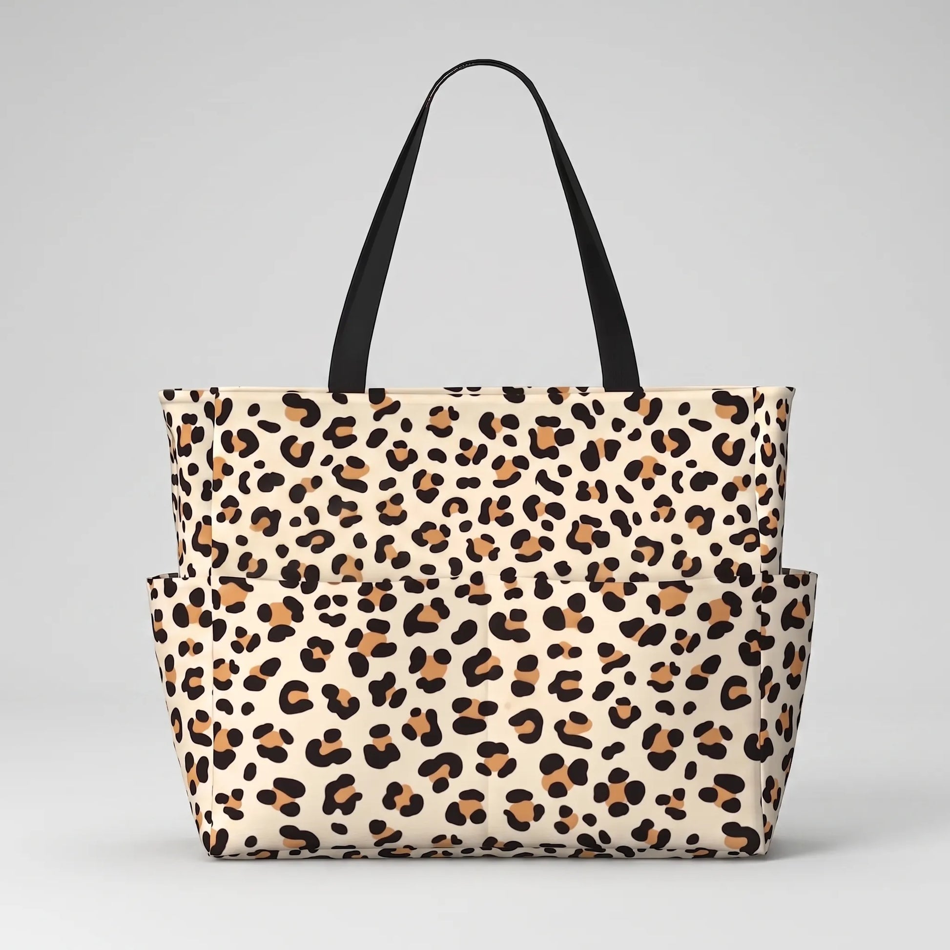 Damen Strandtasche Mit Leopardenmuster - Prowella