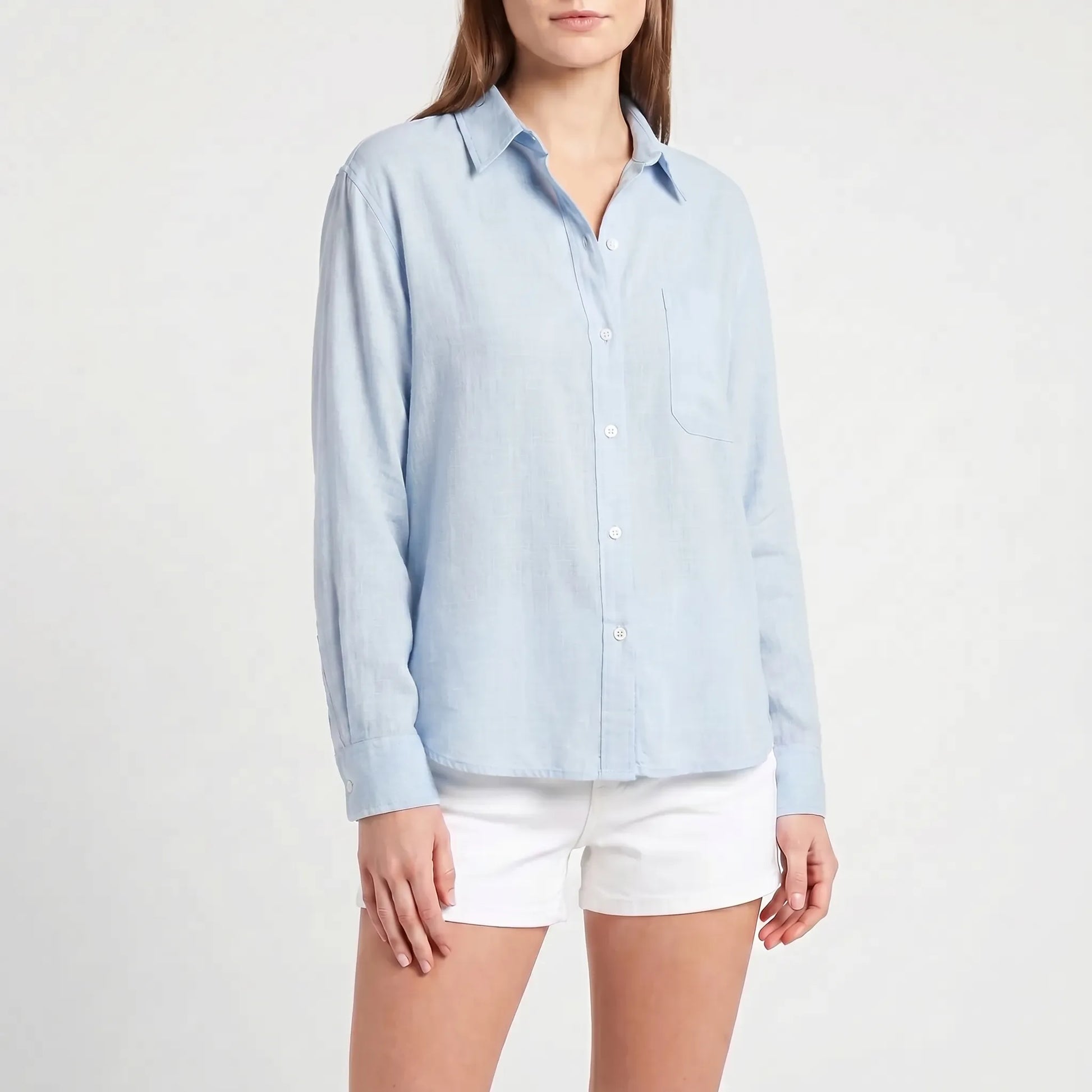 Damenbluse Hellblau -  Rosalie