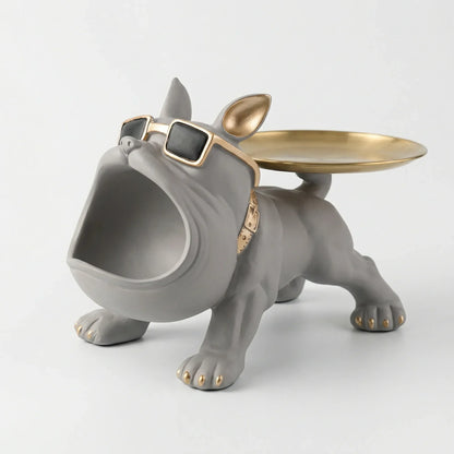 Decoratief Bulldoggenbeeldje Met Opbergfunctie - Pawvalet