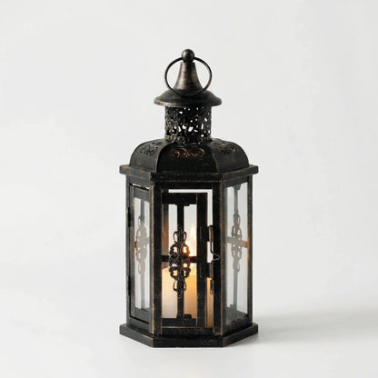 Decoratieve Kaarslantaarn In Vintage Stijl - Noctarell