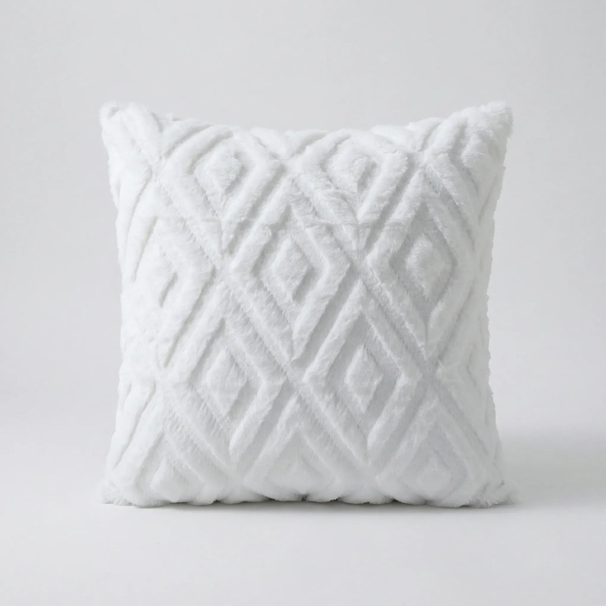 Decoratieve Kussenhoes Met 3D-Ruitpatroon - Rautiso