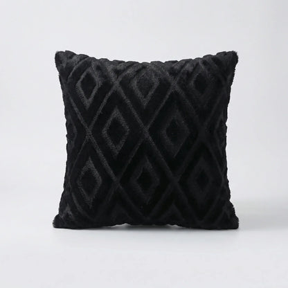Decoratieve Kussenhoes Met 3D-Ruitpatroon - Rautiso