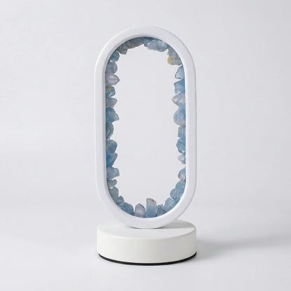Decoratieve Tafellamp Met Echte Kristallen - Ametystglow