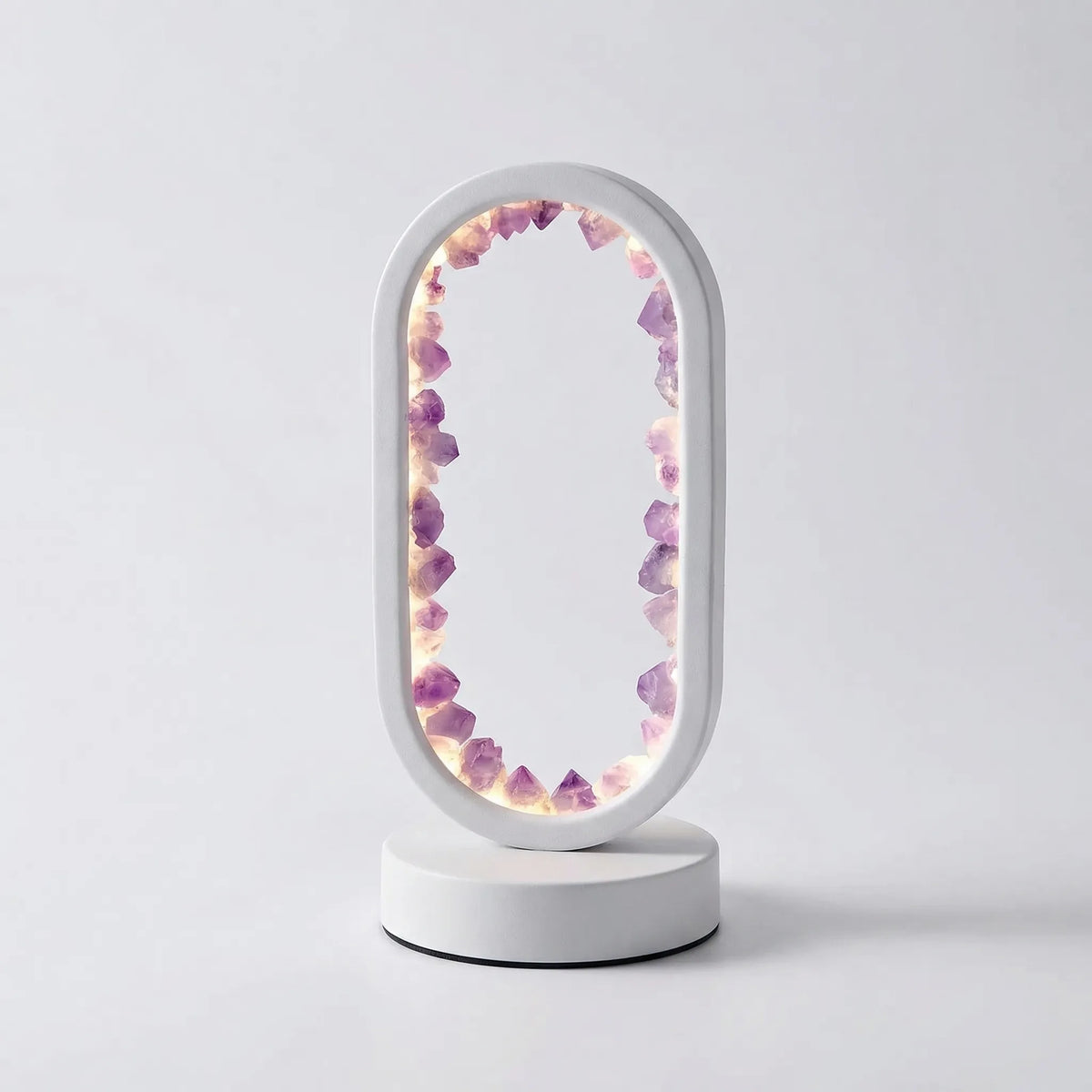 Decoratieve Tafellamp Met Echte Kristallen - Ametystglow