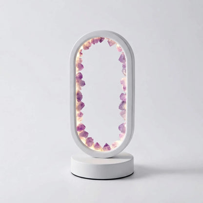 Decoratieve Tafellamp Met Echte Kristallen - Ametystglow