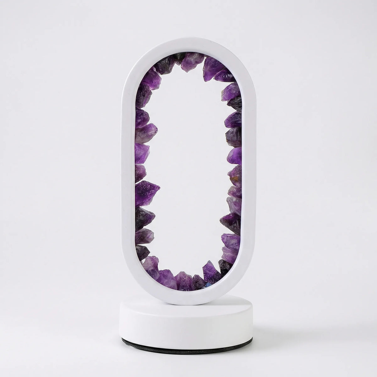 Decoratieve Tafellamp Met Echte Kristallen - Ametystglow