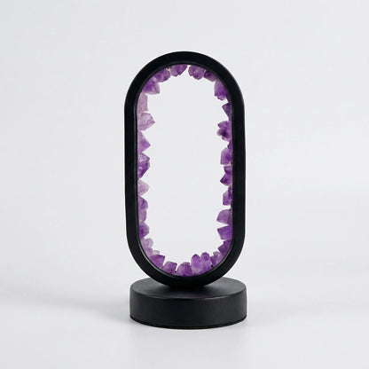 Decoratieve Tafellamp Met Echte Kristallen - Ametystglow