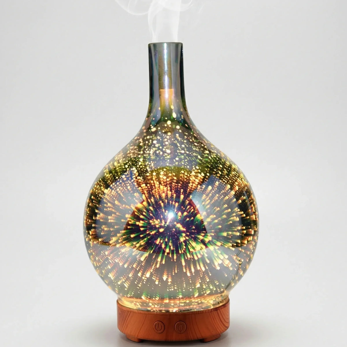 Decoratieve Ultrasone Aroma Diffuser Met LED-Verlichting - Aromavase