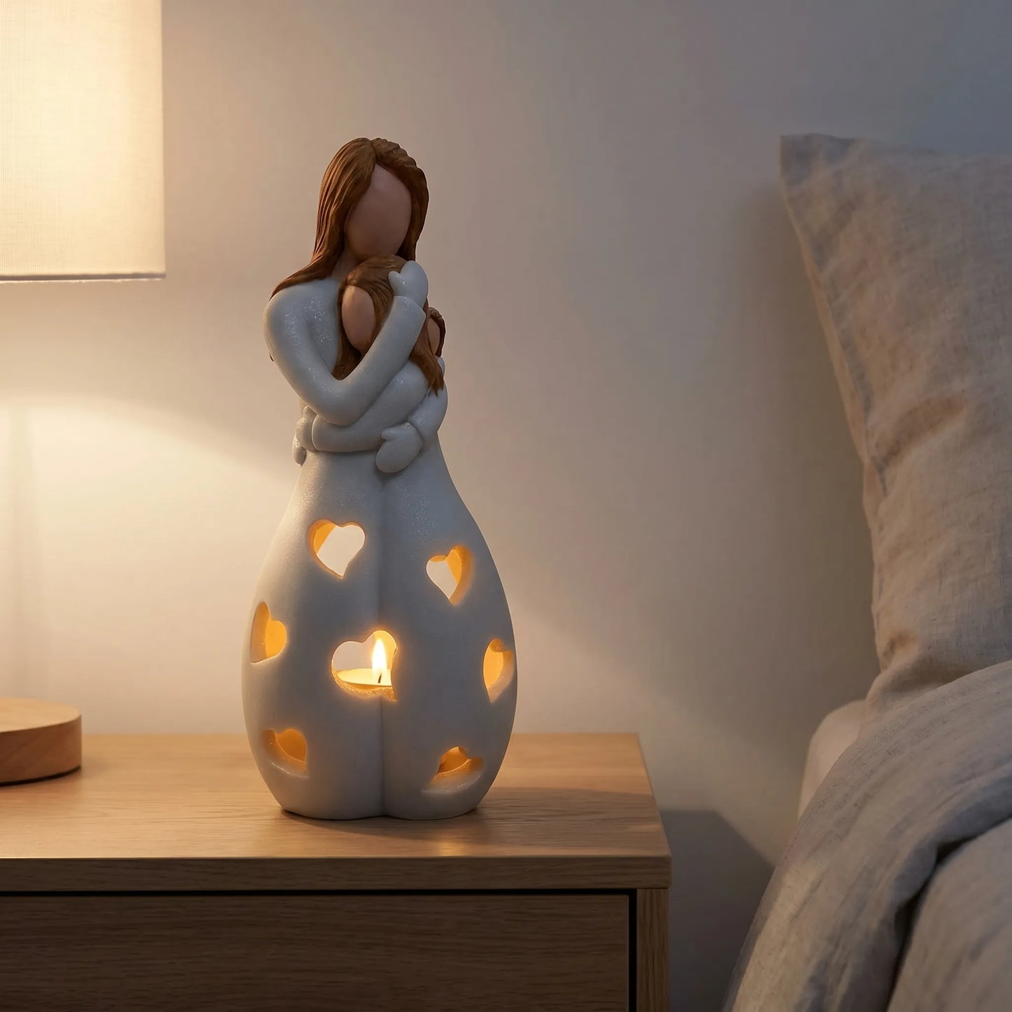 Decorative Embrace Figurine Lamp -  Luminora