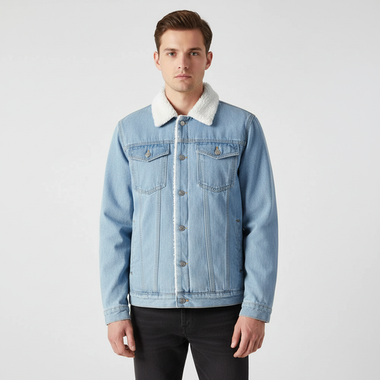 Denimjacke Mit Fleecefutter - Timur