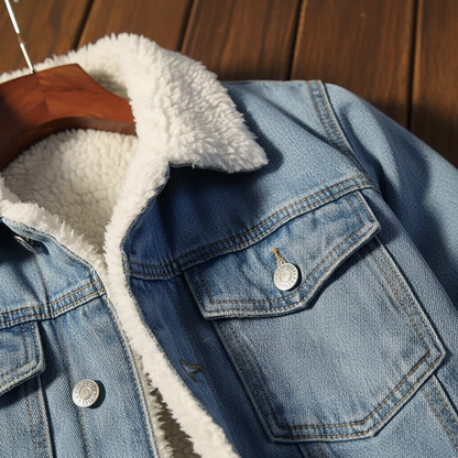 Denimjacke Mit Fleecefutter - Timur