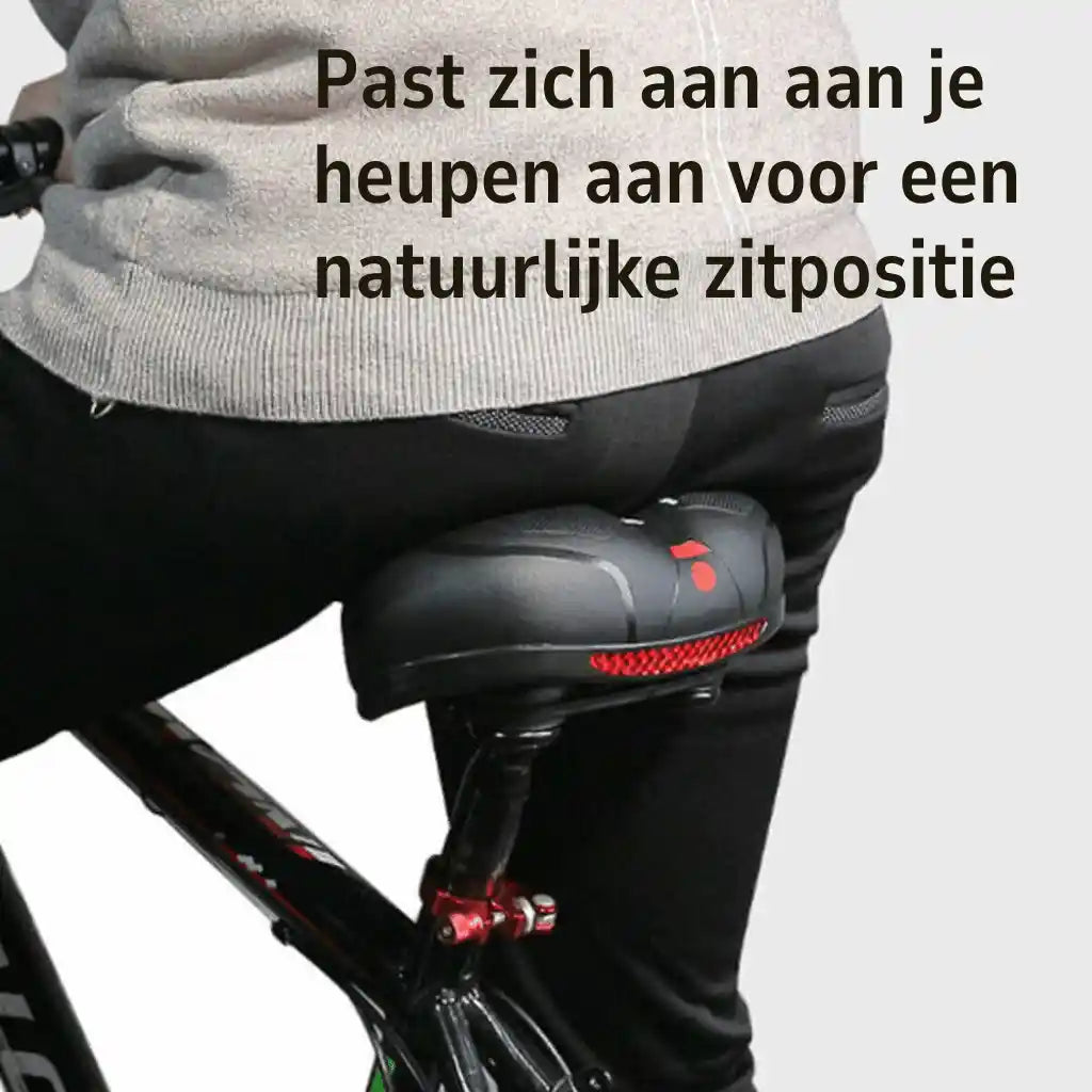 Ergonomic Comfort Bike Seat with Cutout - 2 in Thick Foam, Waterproof PU Leather 6