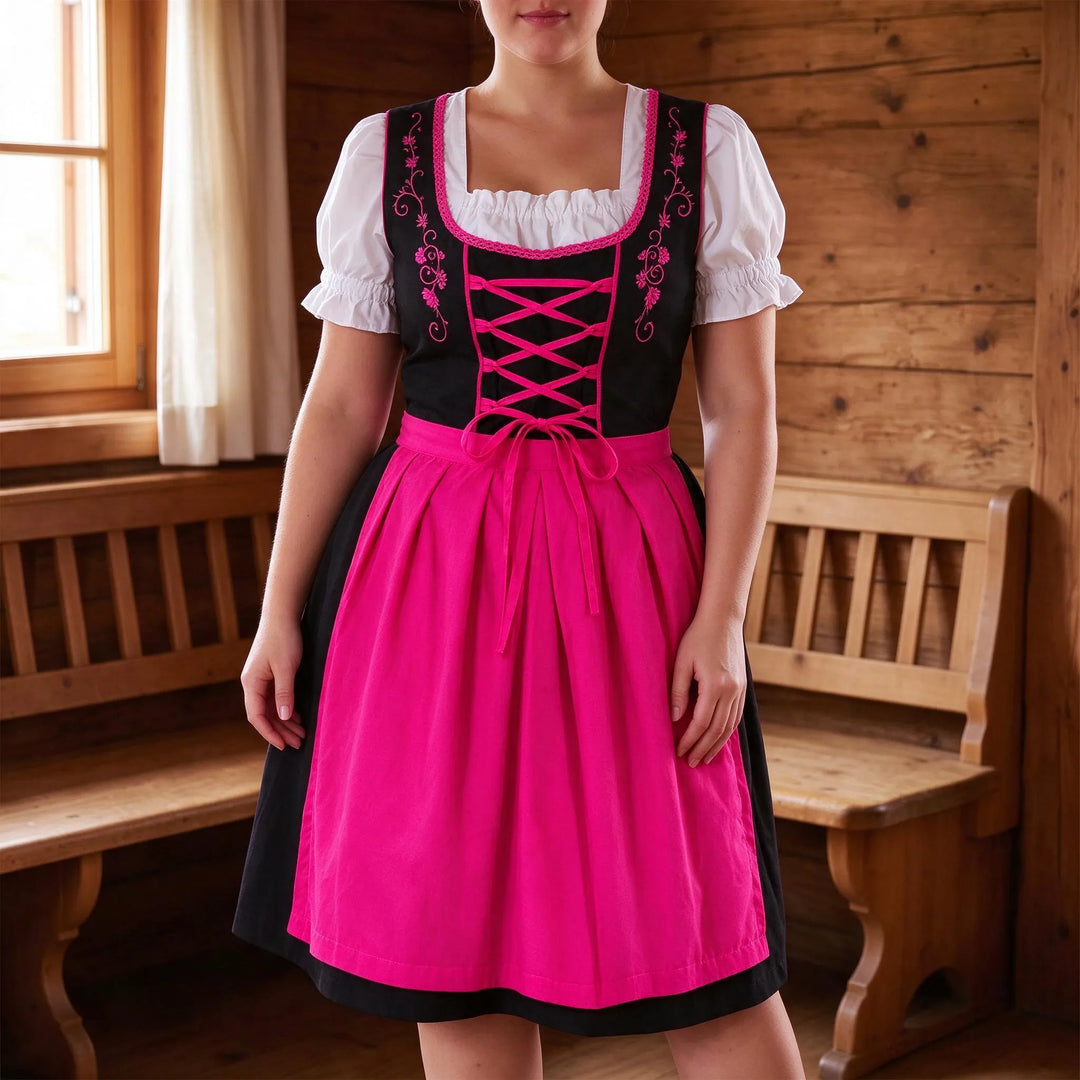 Dirndl In Großen Größen Mit Schürze