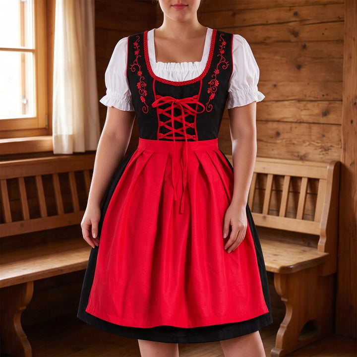 Dirndl In Großen Größen Mit Schürze