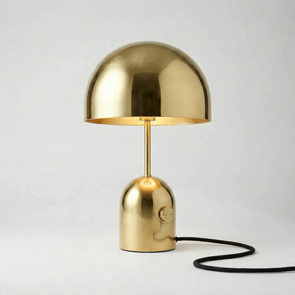 Dome-Shade Table Lamp With Polished Finish -  Domeclair