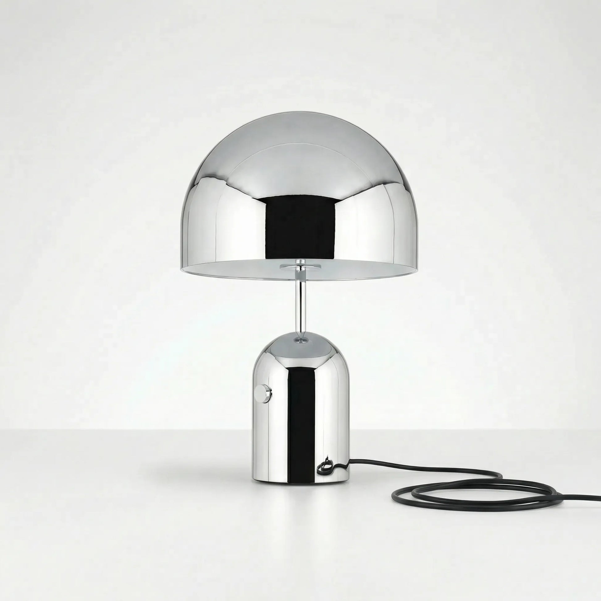 Dome-Shade Table Lamp With Polished Finish -  Domeclair