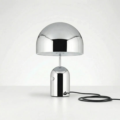 Dome-Shade Table Lamp With Polished Finish -  Domeclair