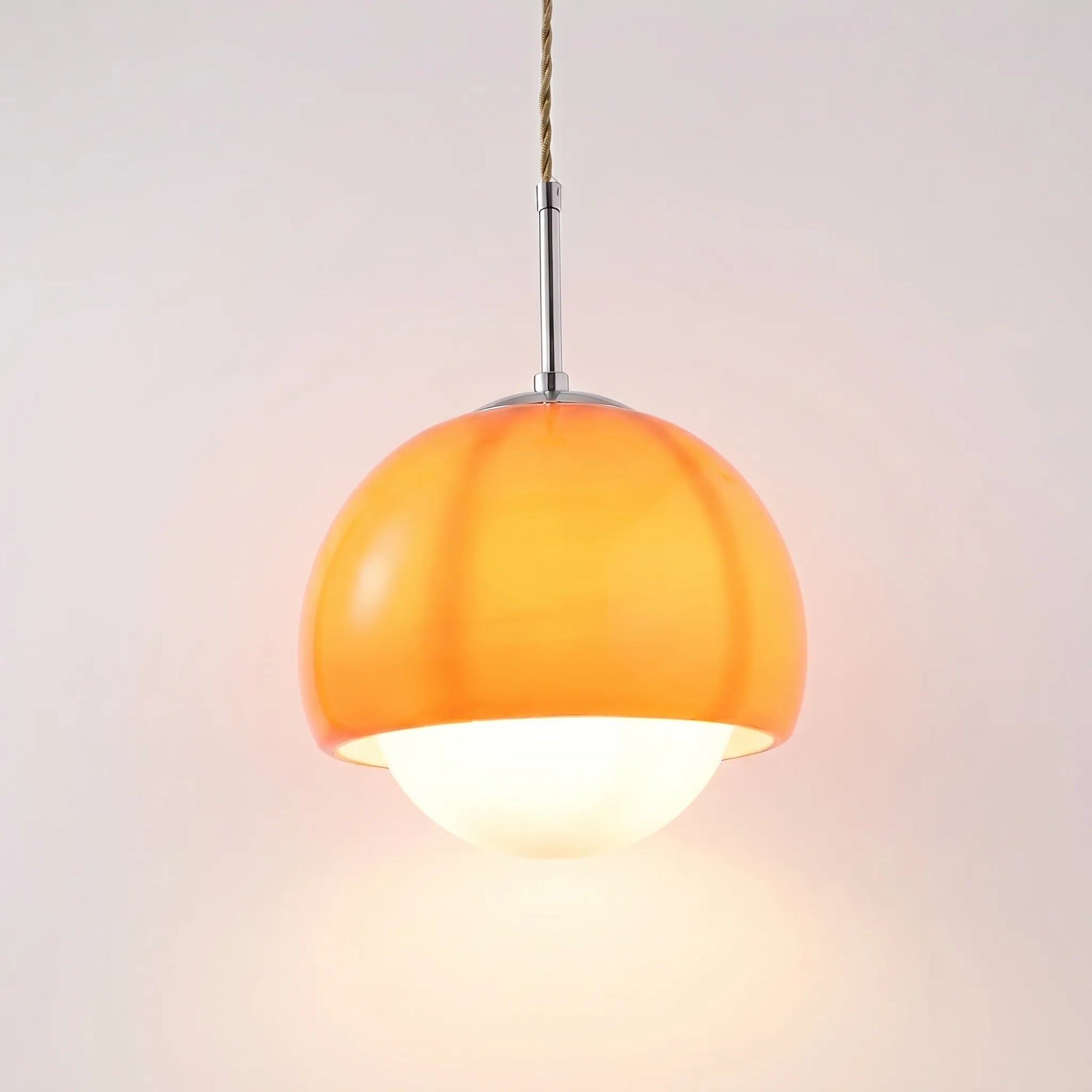 Dome Shaped Pendant Light -  RetroGlow