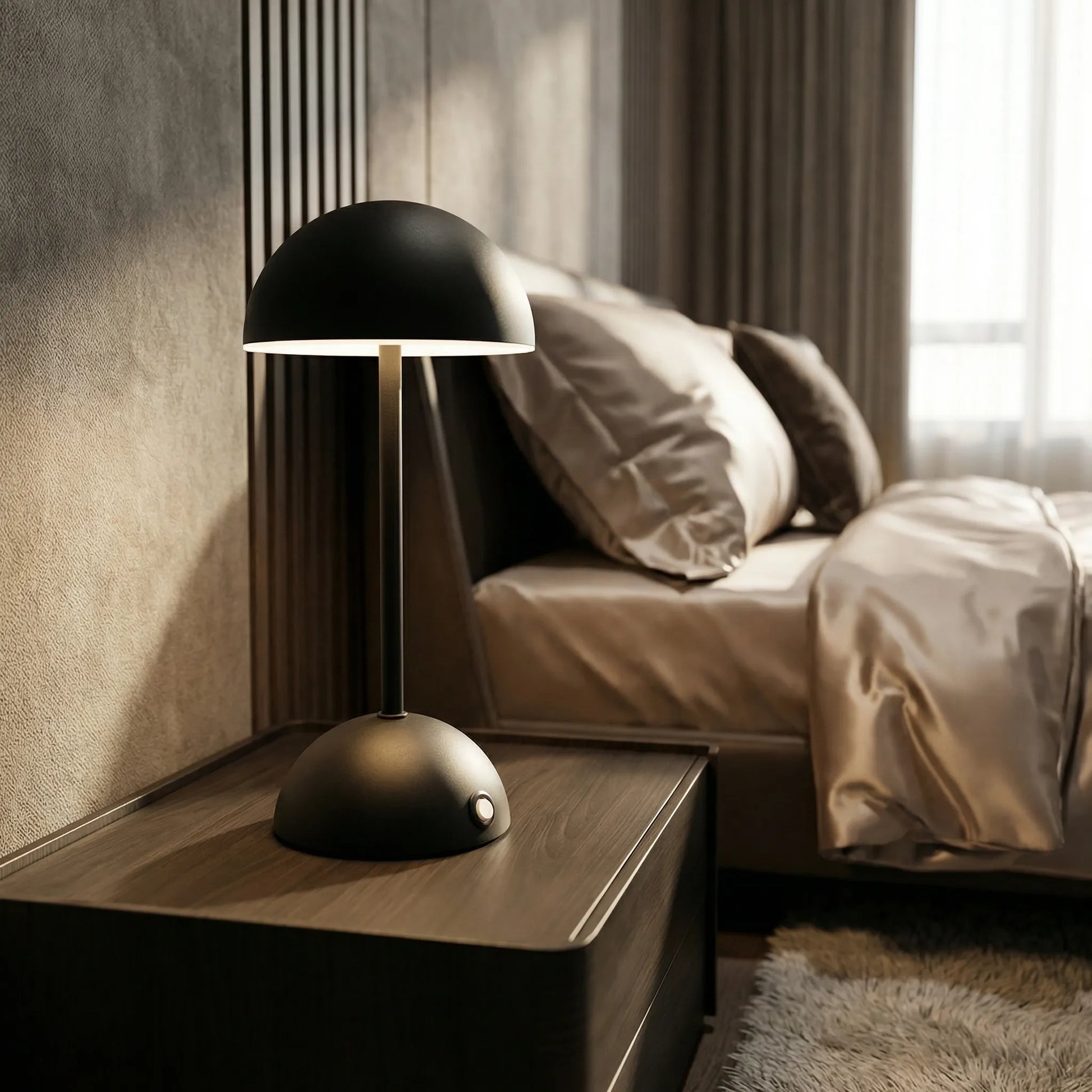 Domed Touch-Control Table Lamp -  Ambivara