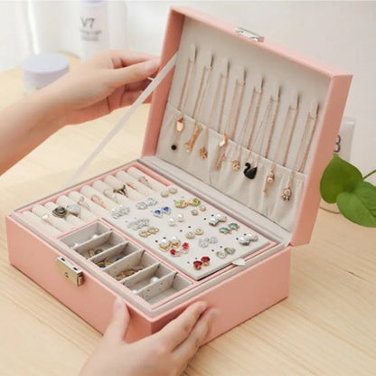 Doppellagige Schmuckaufbewahrung - JewelryHaven 