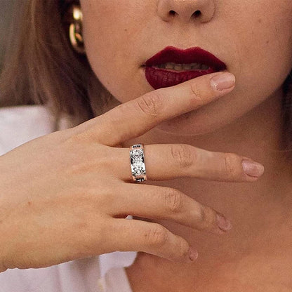 Drehender Silberring - SpinGlam 