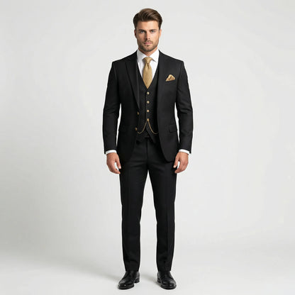 Dreiteiliger Slim Fit Anzug - Yannick