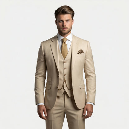 Dreiteiliger Slim Fit Anzug - Yannick