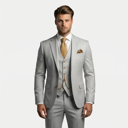 Dreiteiliger Slim Fit Anzug - Yannick