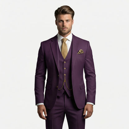 Dreiteiliger Slim Fit Anzug - Yannick