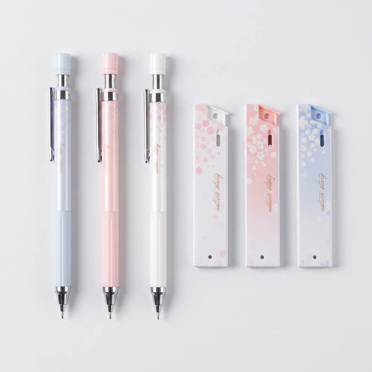 Druckbleistift-Set Mit Pastellfarbenem Blumenmuster - Florascribe