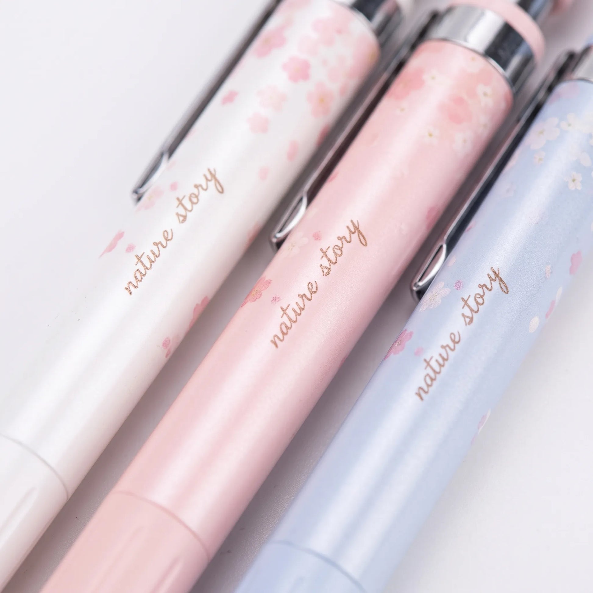 Druckbleistift-Set Mit Pastellfarbenem Blumenmuster - Florascribe