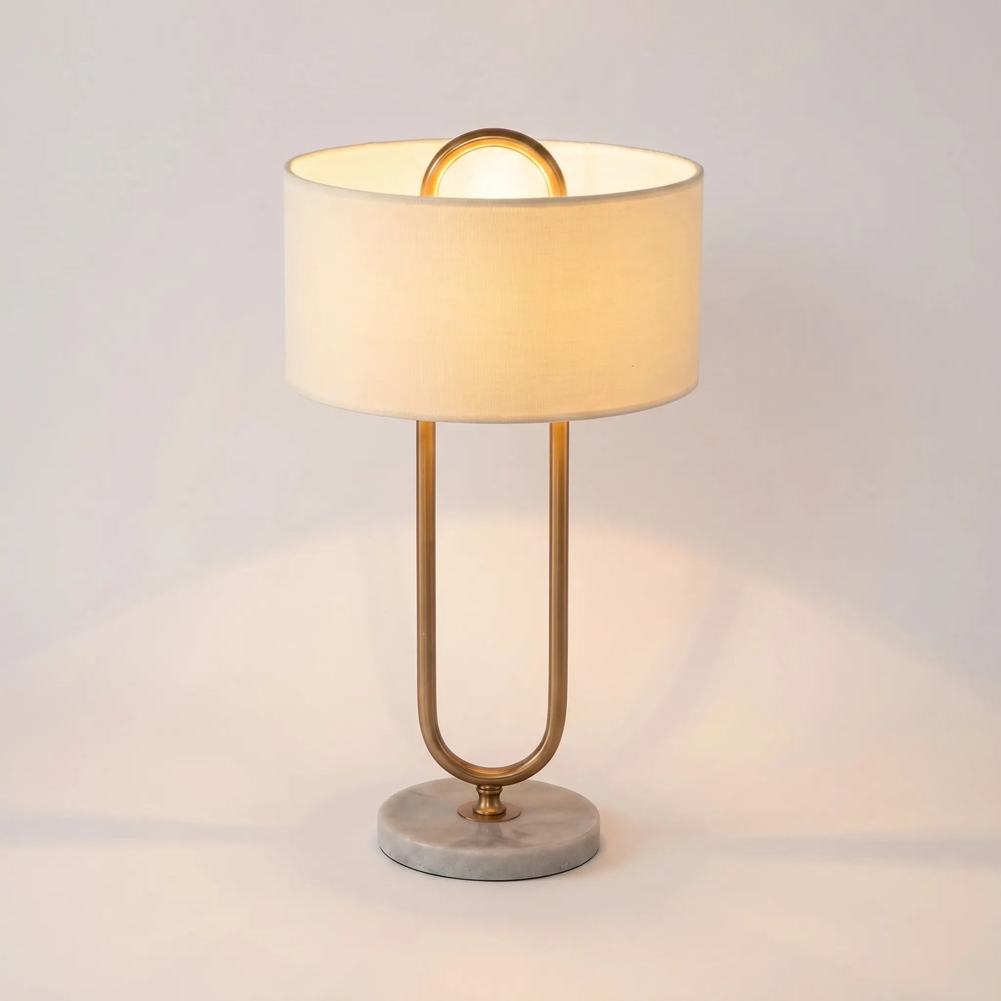 Drum Shade Bedside Table Lamp -  Clarivane