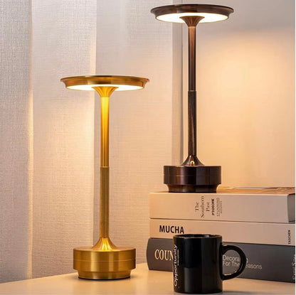ClarityGlow Luxus Edition | Kabellose LED-Tischlampe