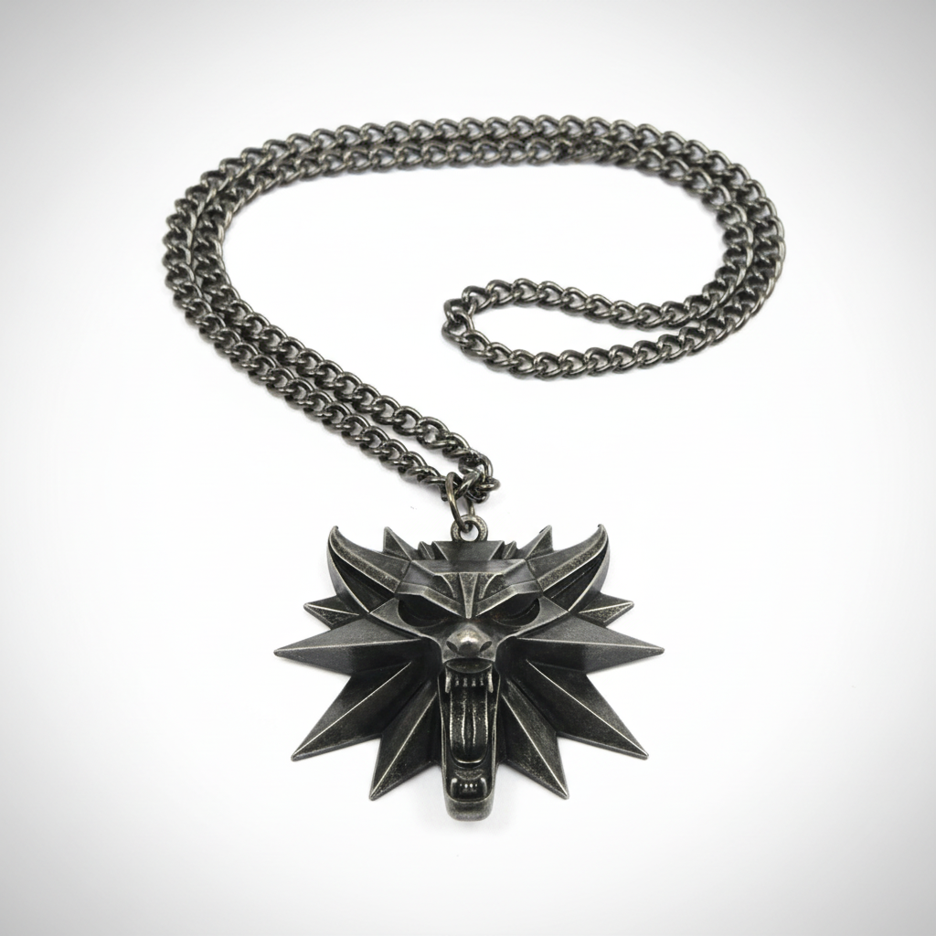 Edelstahl-Halskette - WolfCharm 