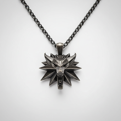 Edelstahl-Halskette - WolfCharm 