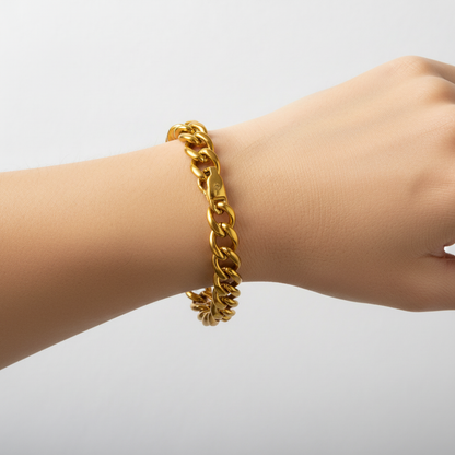 Edelstahl Kettenarmband - ChainGlow 