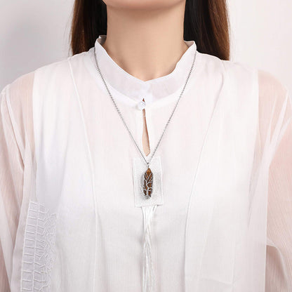 Edelsteinkette Mit Anhänger - CrystalTree 