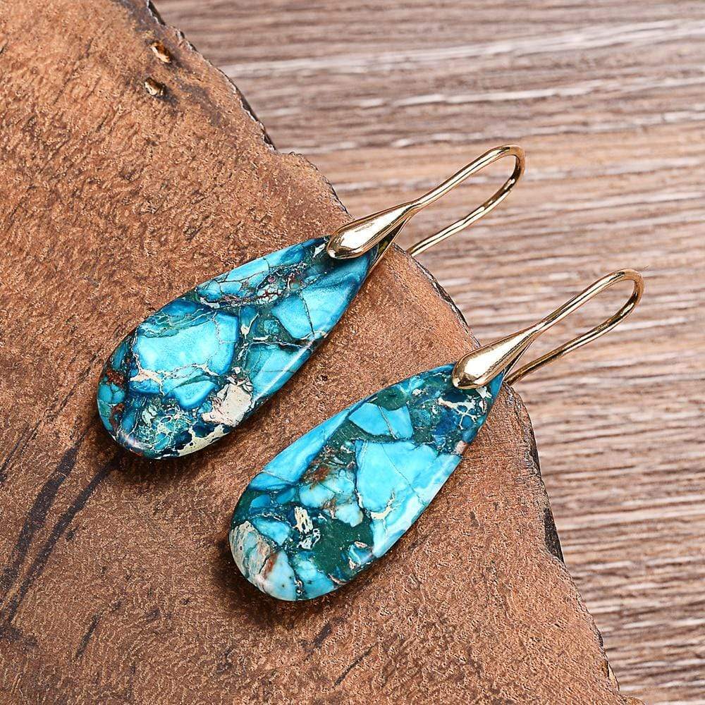 Edelsteinohrschmuck - JaspisEarring 