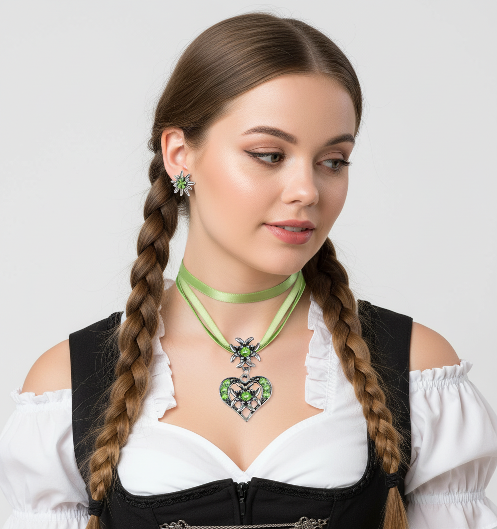 Edelweiß-Halskette - TrachtenGlanz 