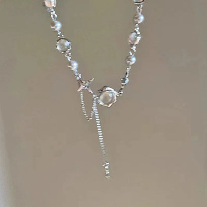 Einstellbare Halskette - SparklePearl 