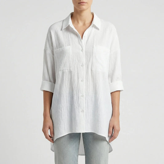 Elegante Damesblouse Met Knoopsluiting - Becky