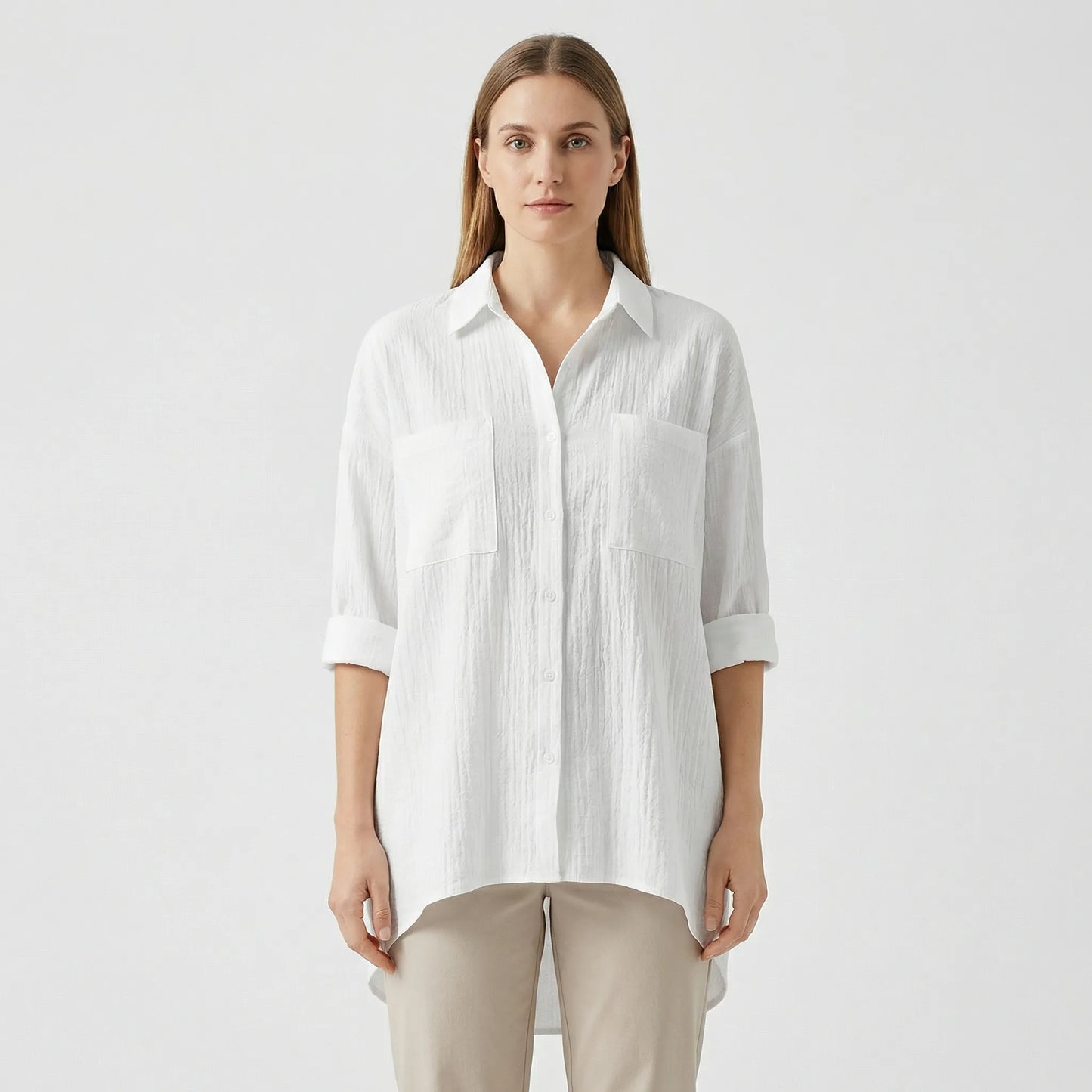 Elegante Damesblouse Met Knoopsluiting - Becky