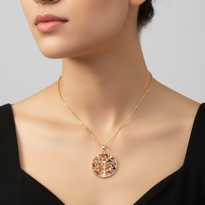 Eleganter Lebensbaum-Anhänger - TreeGlitter 